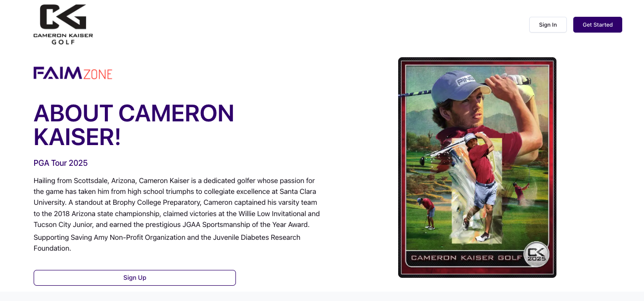 Cameron Kaiser Microsite